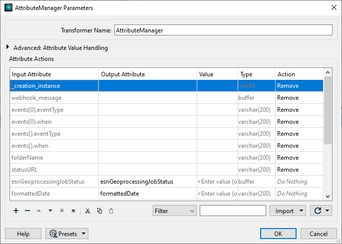 Attribute Manager