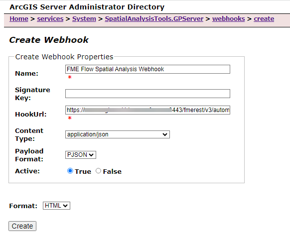 Webhook Properties