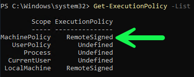 RemoteSigned
