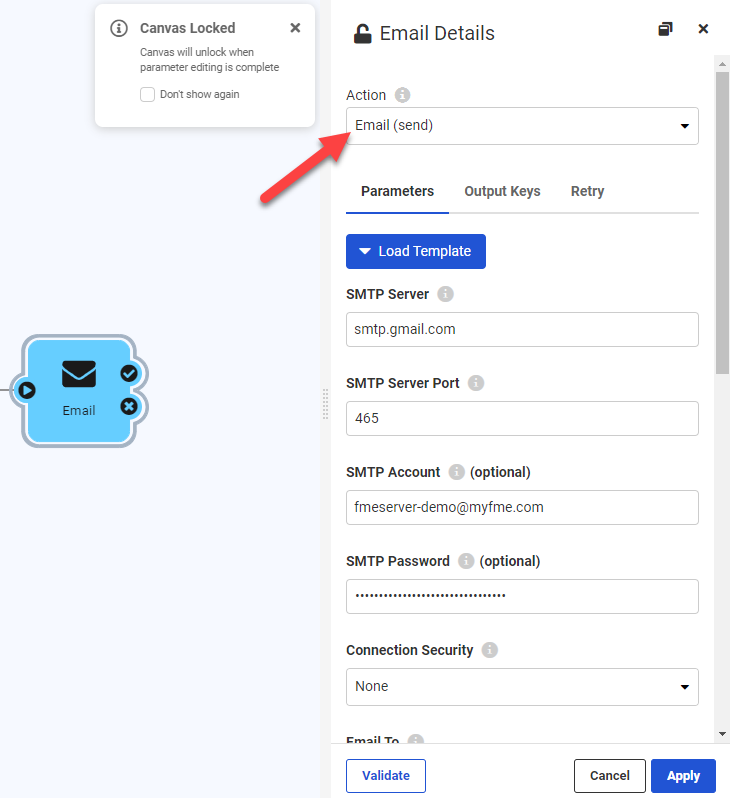 EmailAction