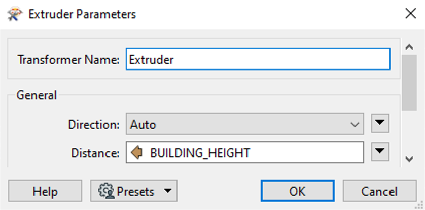 Extruder Parameters