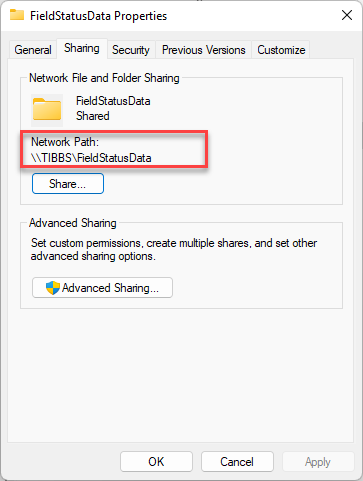 Windows UNC Path