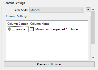 HTMLReportGenerator Table parameters