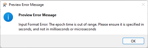Date Error