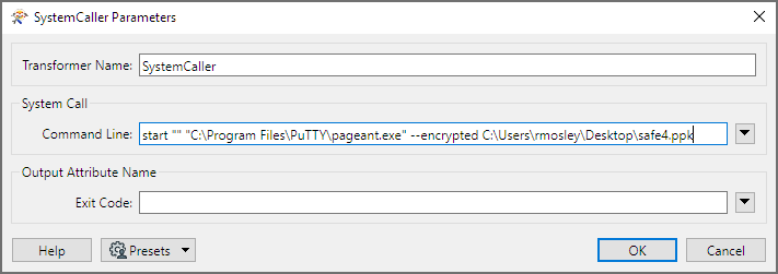 System Caller Parameters