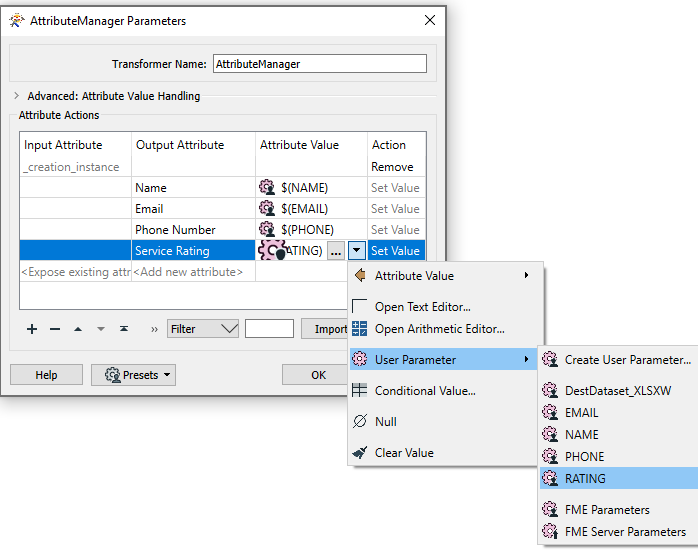 AttributeManager