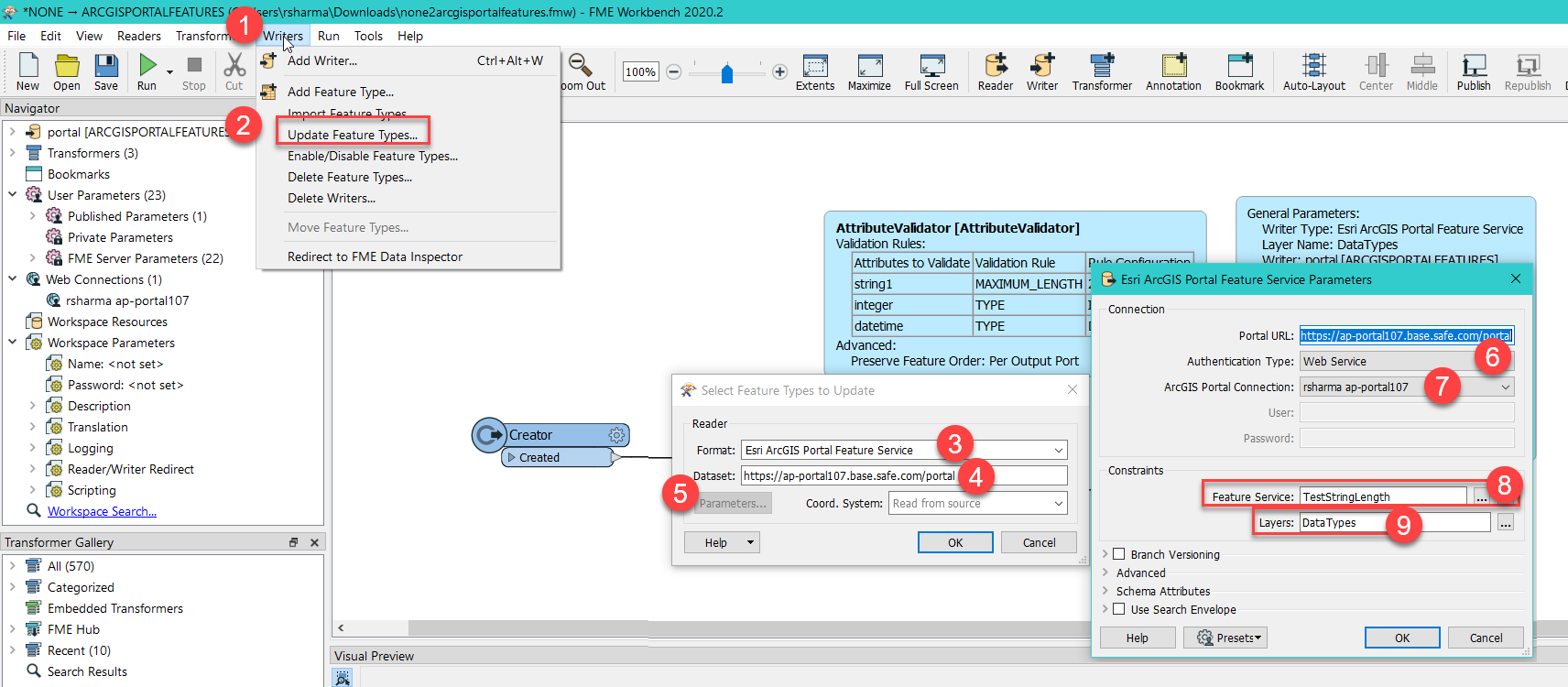 ArcGIS Online / ArcGIS Portal feature services: common errors writing ...