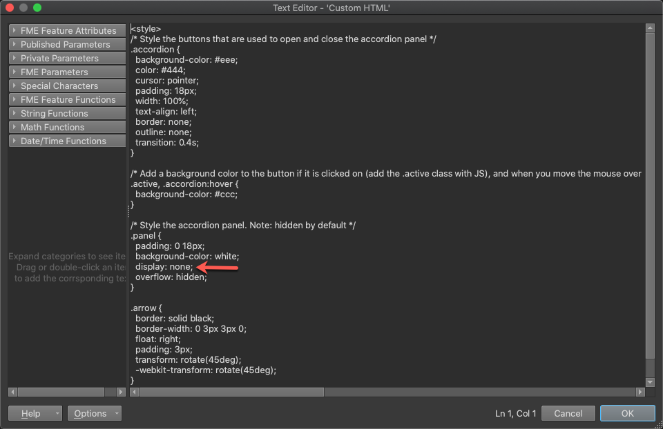 How to Customize HTML Reports – FME Support Center