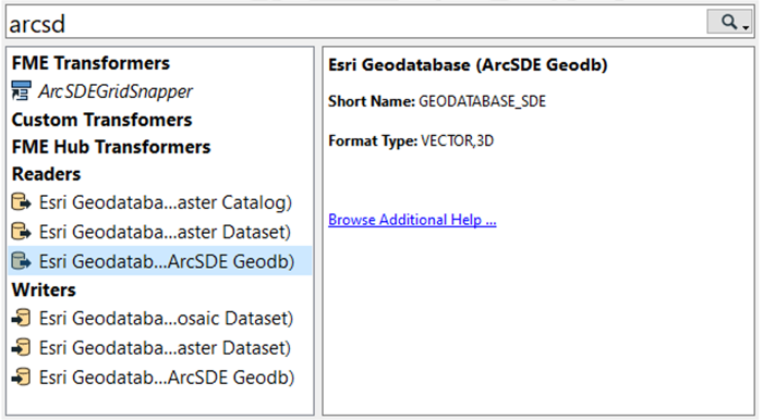 Esri Formats in FME