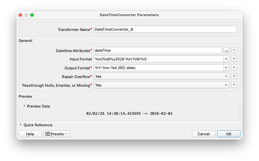 Convert datetime to date for RHR