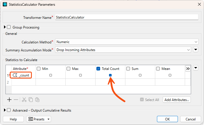 StatisticsCalculator_Parameters.png